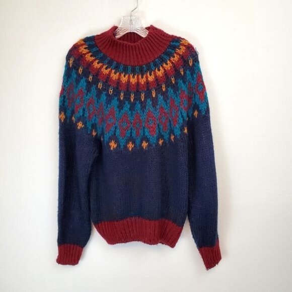 Vintage IVY handknit chunky knit oversized sweater - Picture 1 of 8